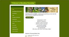 Desktop Screenshot of marathontwp.com
