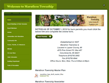 Tablet Screenshot of marathontwp.com